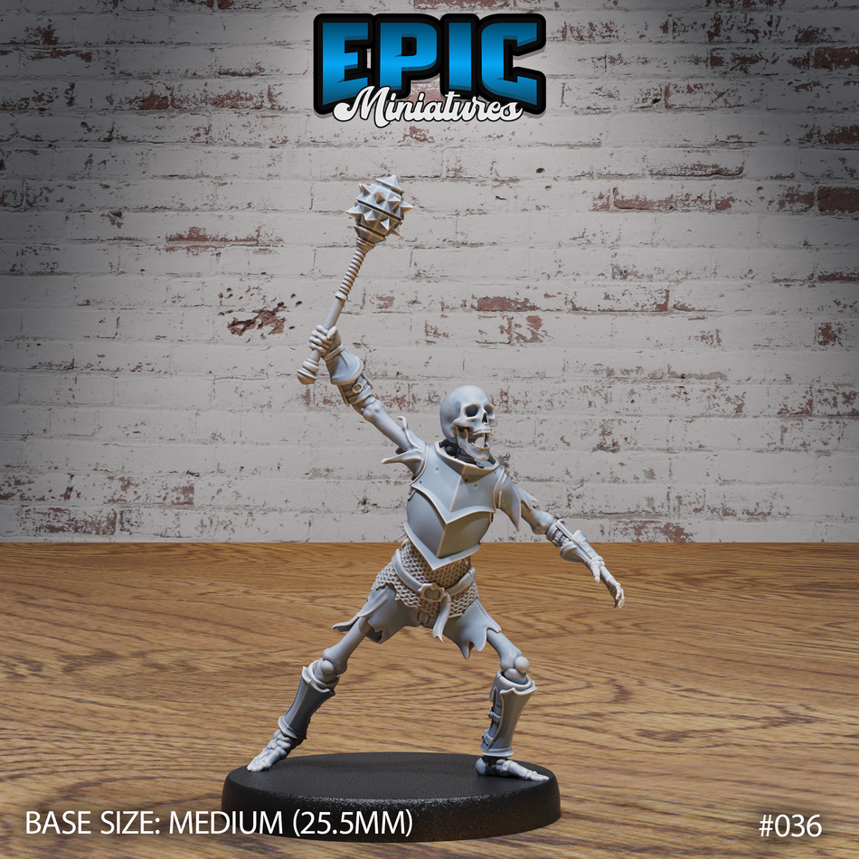 Skeleton Army Mace