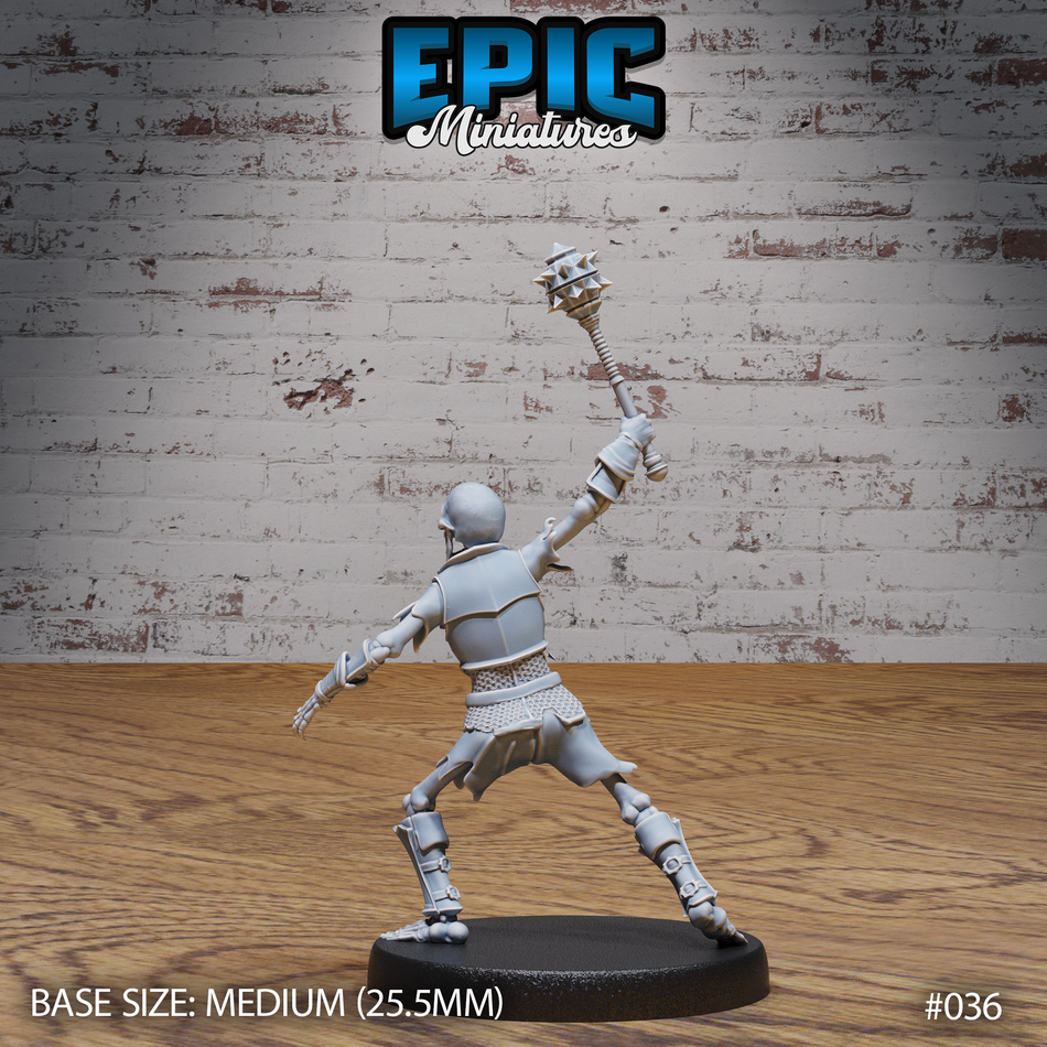 Skeleton Army Mace