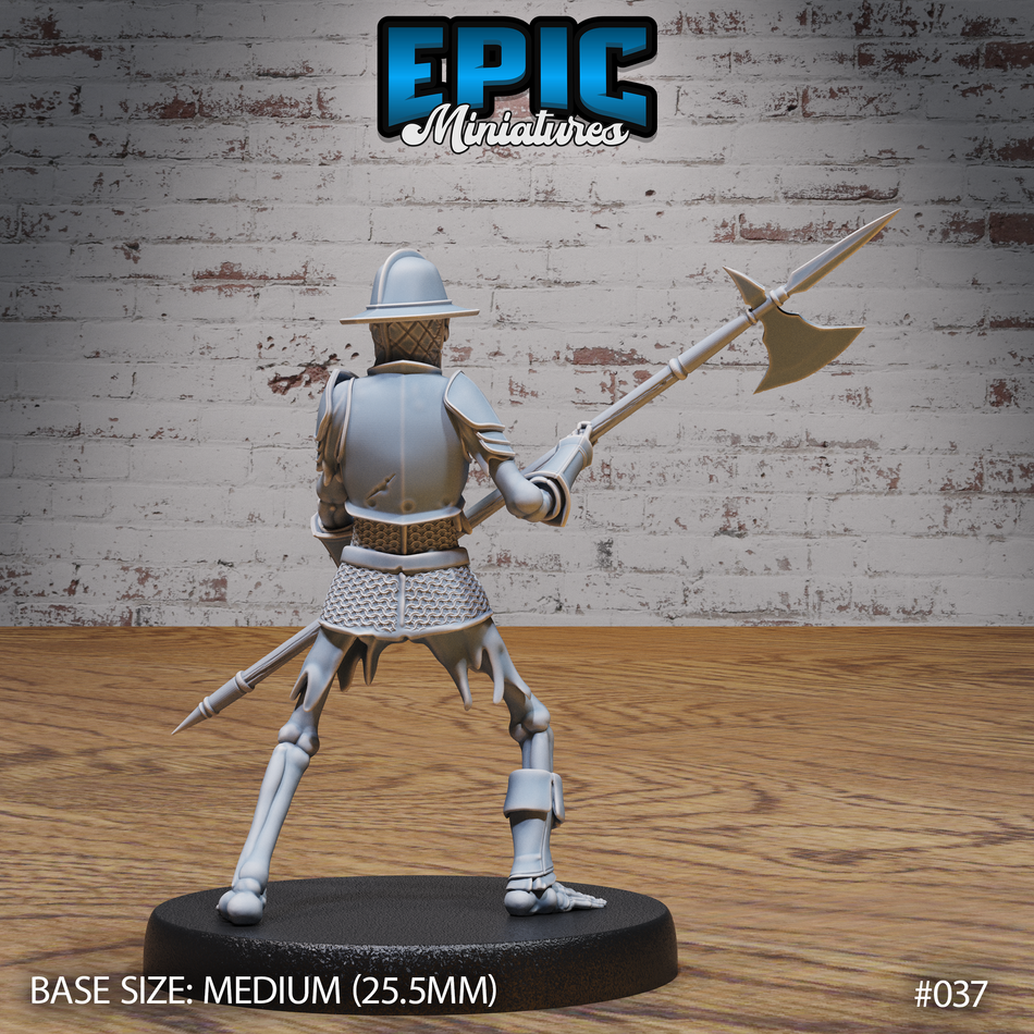 Skeleton Army Halberd
