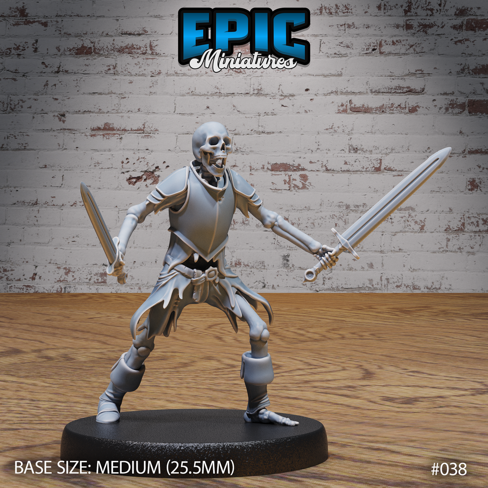 Skeleton Army Double Sword