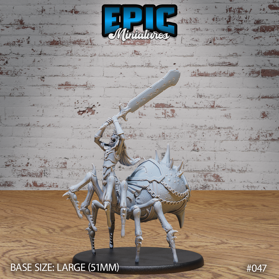 Dark Elf Drider Lich Lord Sword 3D Print