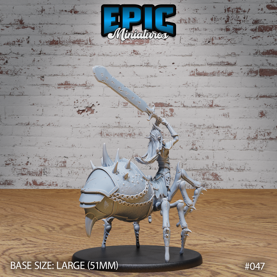 Dark Elf Drider Lich Lord Sword 3D Print