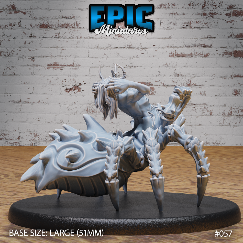 Dark Elf Drider Folk Mutating 3D Print