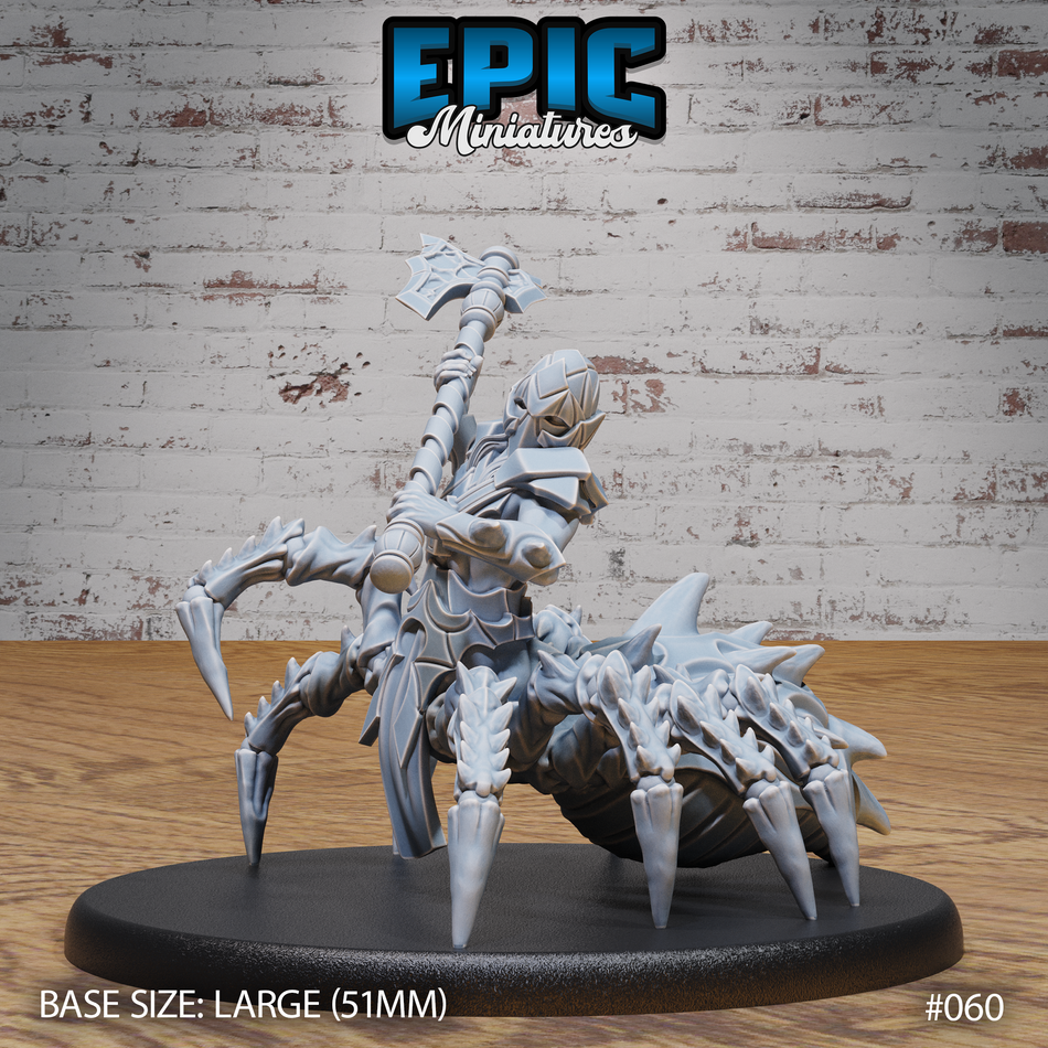 Dark Elf Drider Folk Warrior 3D Print