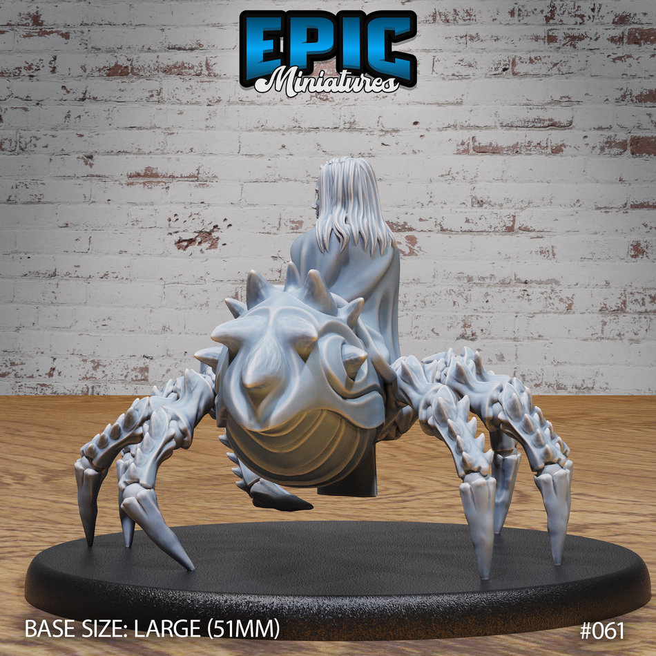 Dark Elf Drider Folk Priestess 3D Print