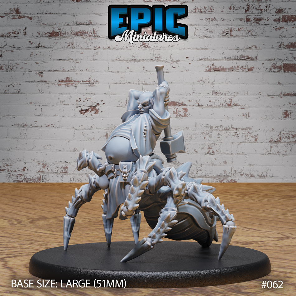 Dark Elf Drider Folk Axe Killer 3D Print