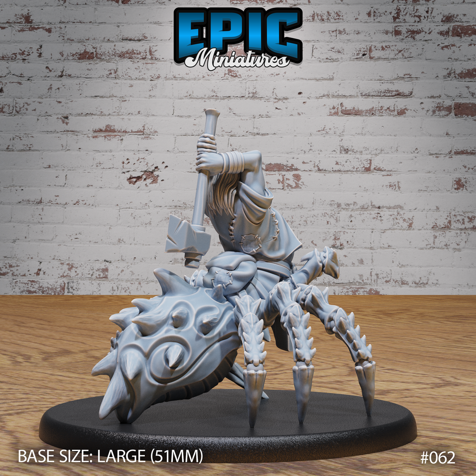 Dark Elf Drider Folk Axe Killer 3D Print