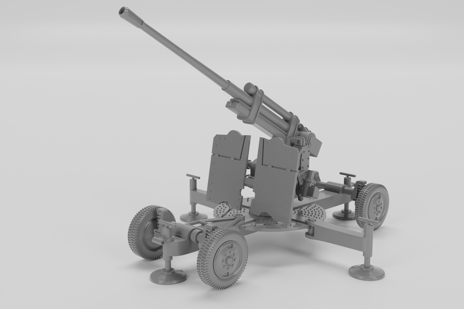 Soviet 85mm K-52 Heavy AA Gun