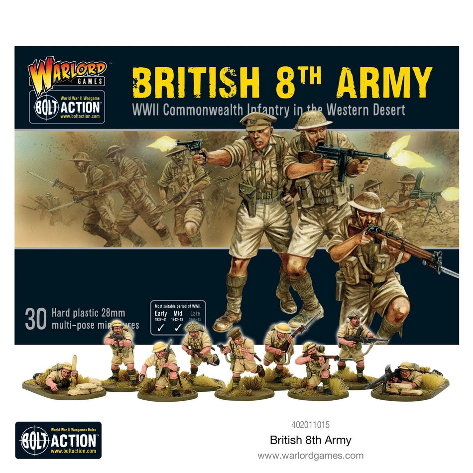 Bolt Action British 8th Army Platoon