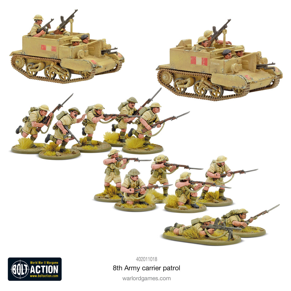 Bolt Action 8th Army Carrier Patrol