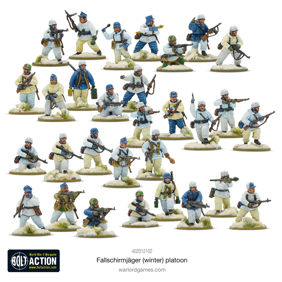 Bolt Action Fallschirmjäger (Winter) Platoon