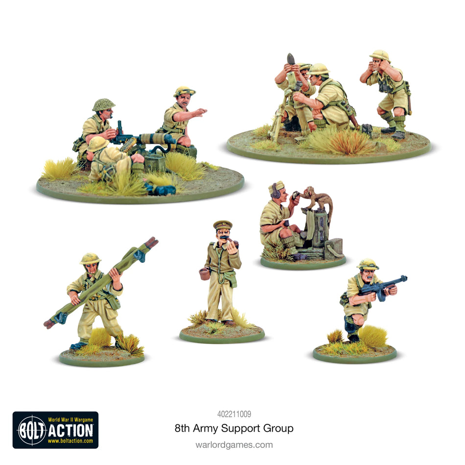 Bolt Action 8th Army Support Group