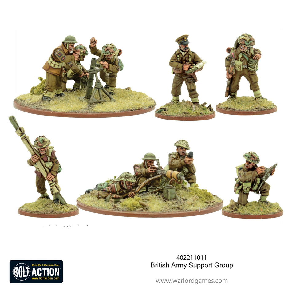Bolt Action British Army Support Group