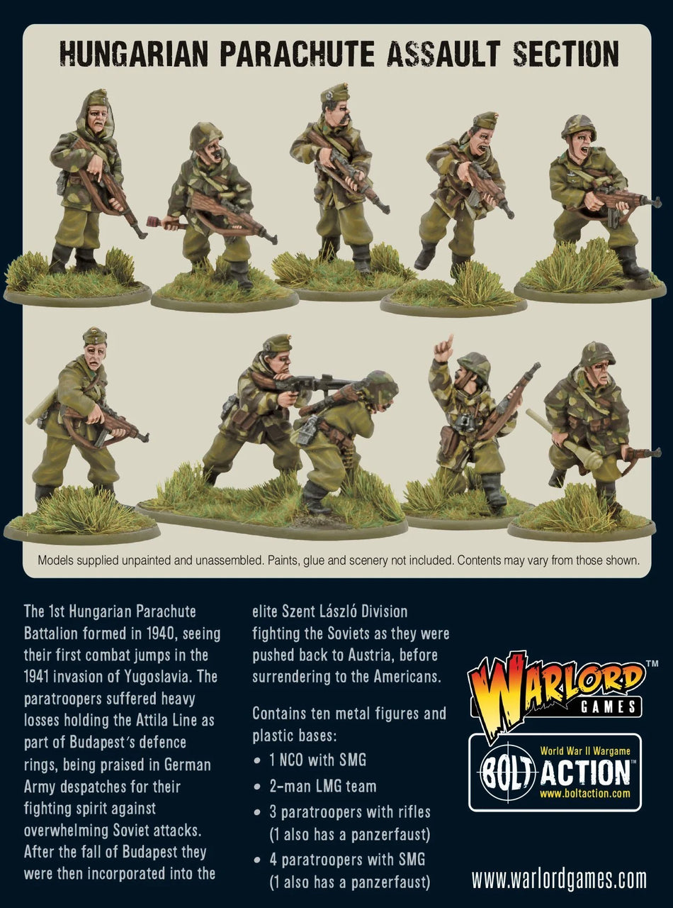 Bolt Action Hungarian Parachute Assault Section