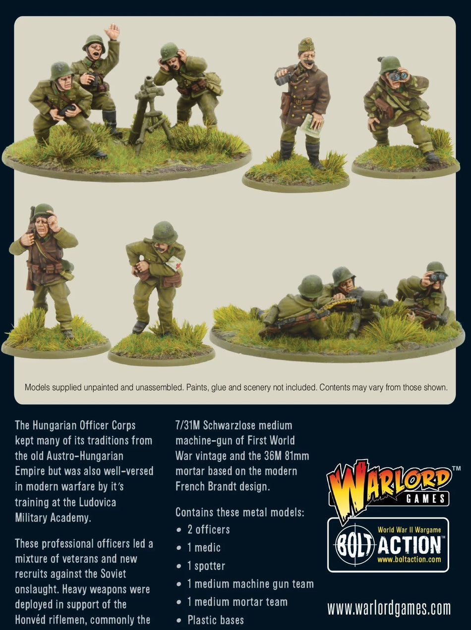 Bolt Action Hungarian Army Support Group