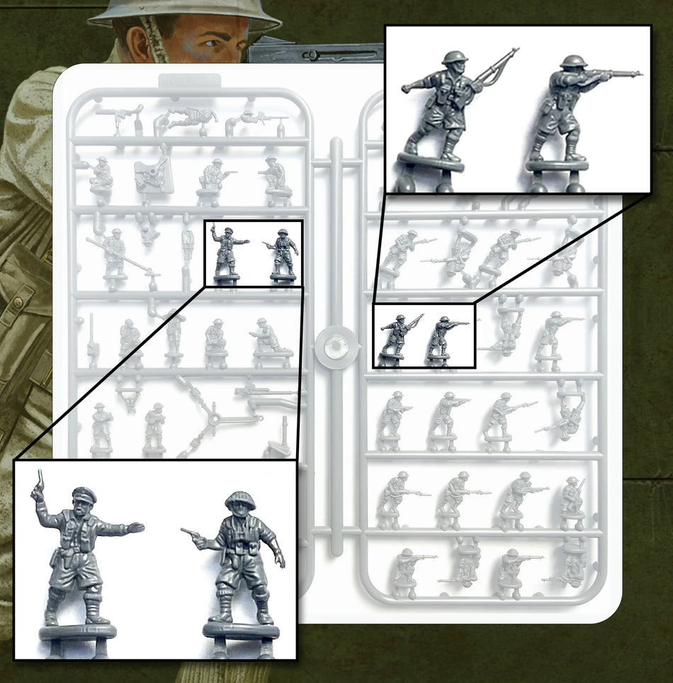 12mm WW2 British 8th Army Infantry