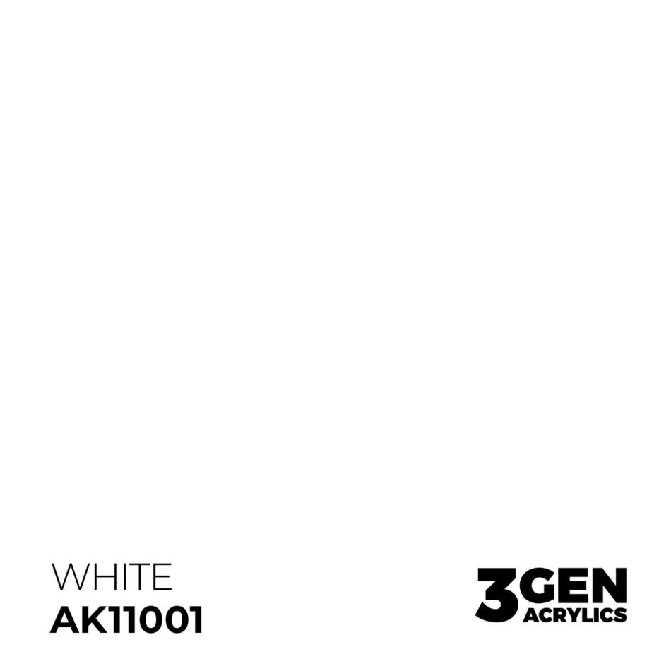AK Interactive 3GEN - AK11001 WHITE – INTENSE