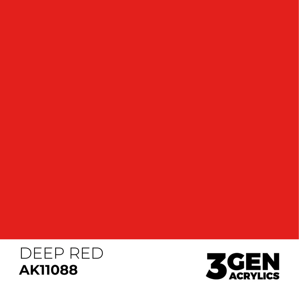 AK Interactive 3GEN - AK11088 DEEP RED – INTENSE