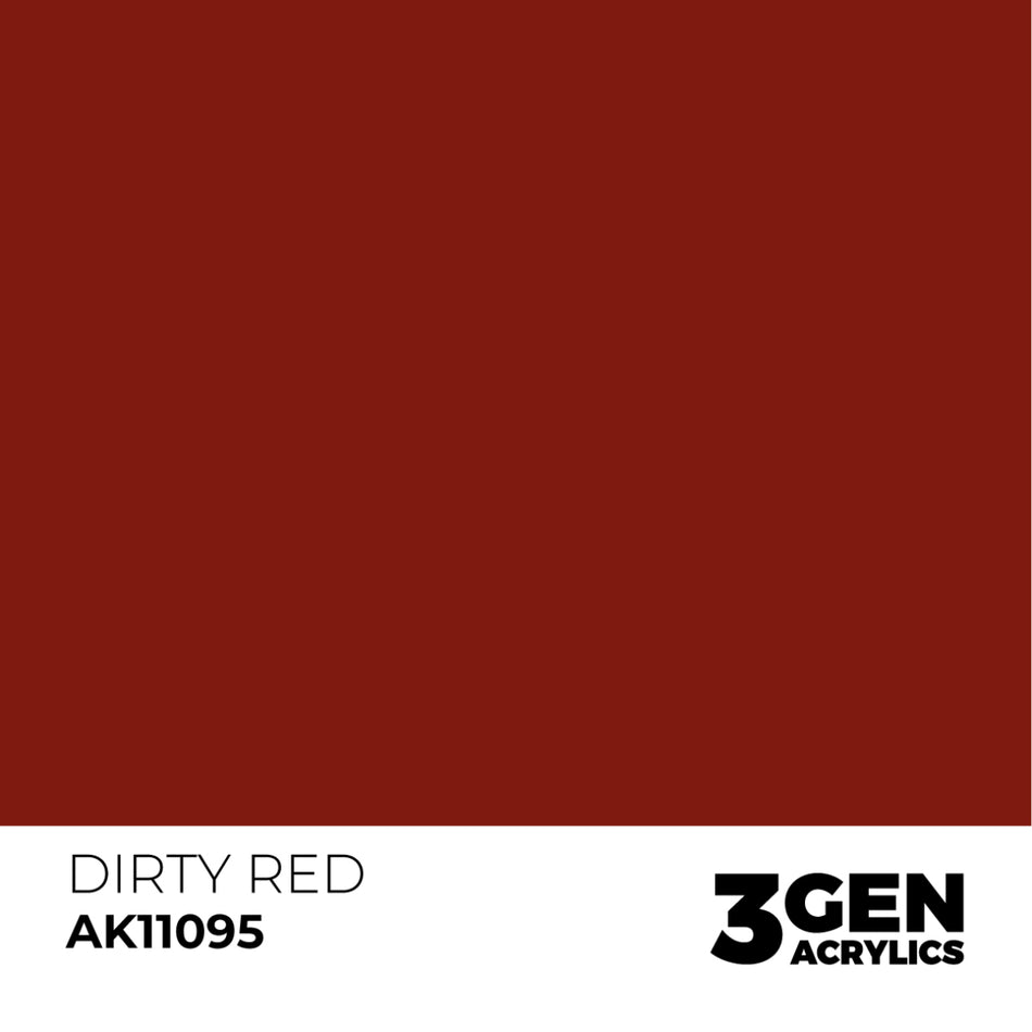AK Interactive 3GEN - AK11095 DIRTY RED – STANDARD