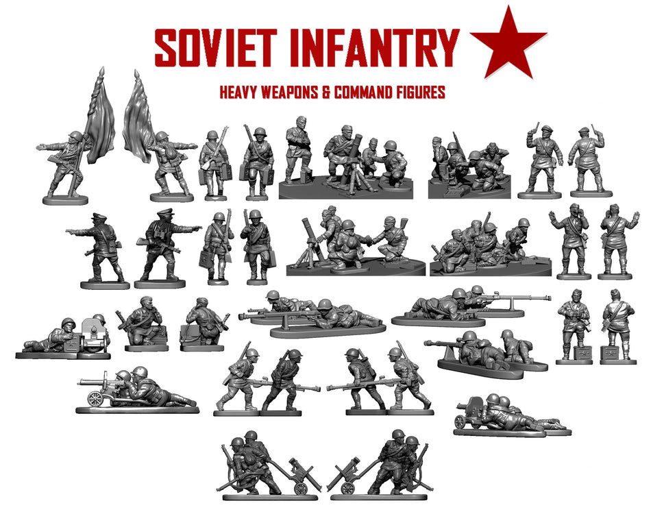 12mm WW2 Soviet Infantry