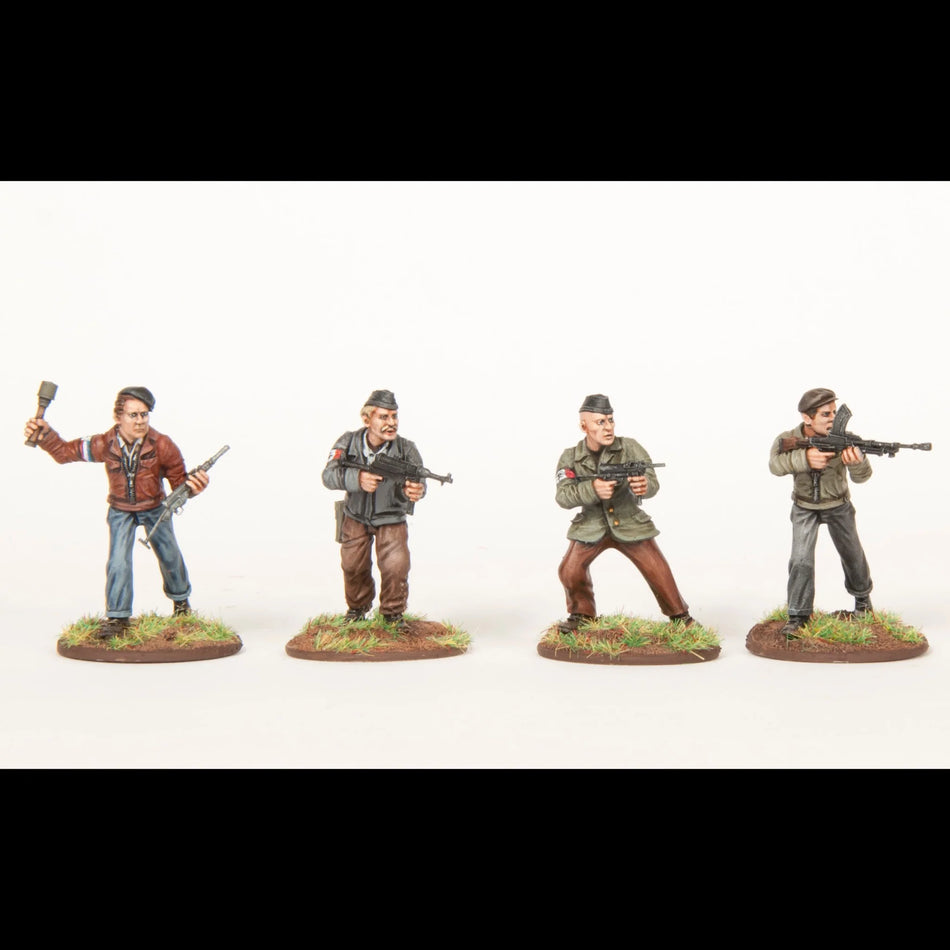 Partisans French Resistance Plastic Miniatures