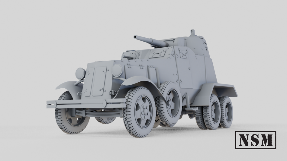 Soviet BA 10 Armored Car