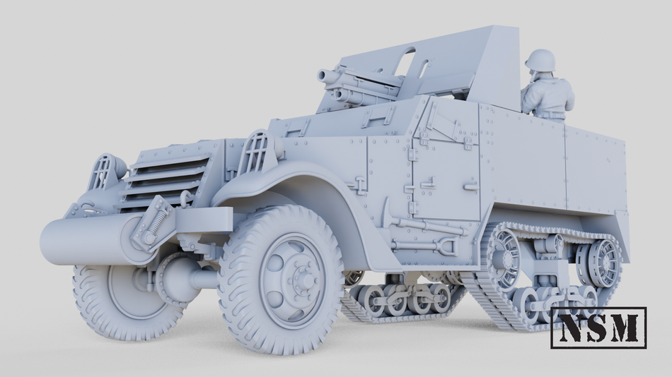 United States T30 75mm Assault Gun Halftrack