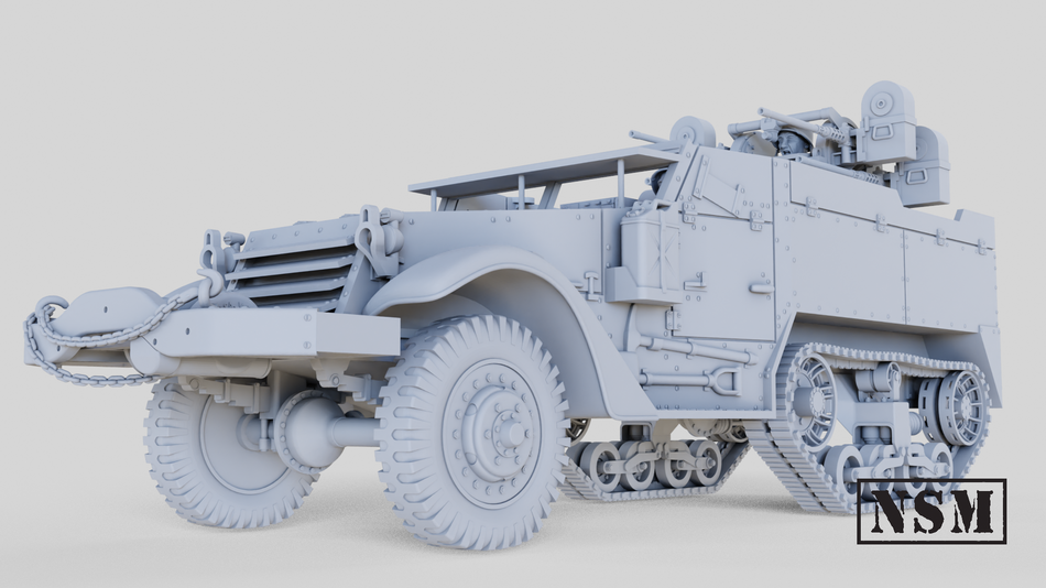 United States M16 Halftrack quad M2HB