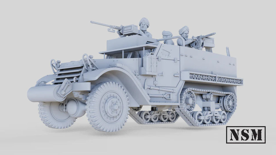 British 8th Army M5A1 Halftrack