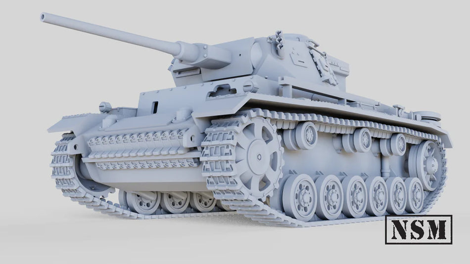 German Panzer III K Command Tank