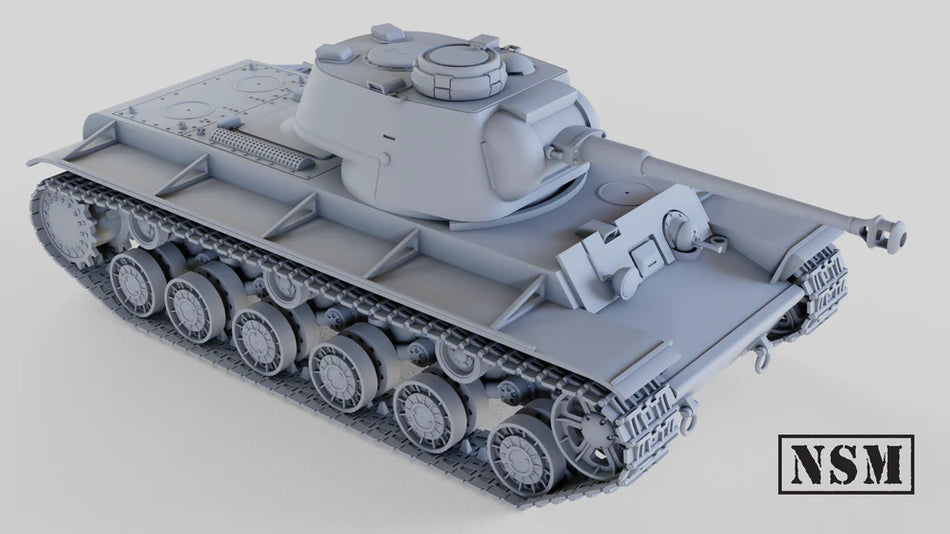 Soviet KV 1 Tank Cast Hull and German 75mm mod