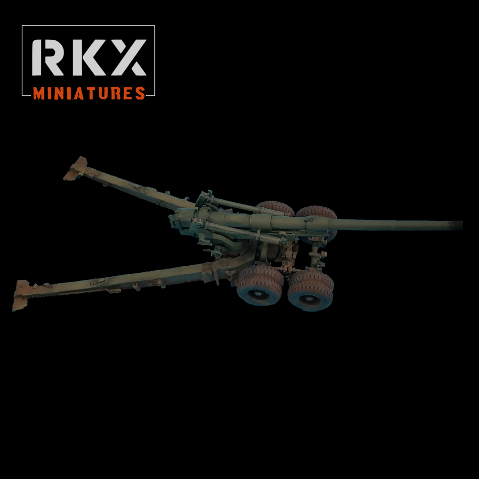 United States Long Tom 155mm Artillery with M4 HST