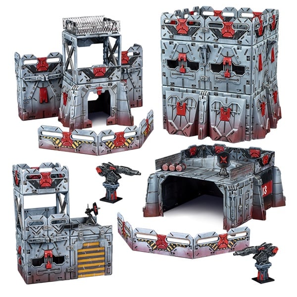 Deadzone: Sci-Fi Terrain: Military Compound