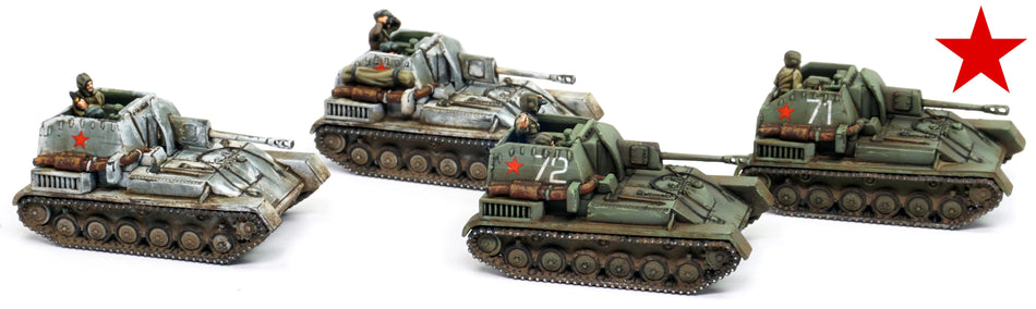 12mm WW2 Soviet SU-76 Self Propelled Gun
