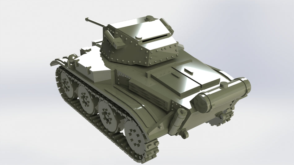 British Tetrarch Light Tank Mk.VII (A17)