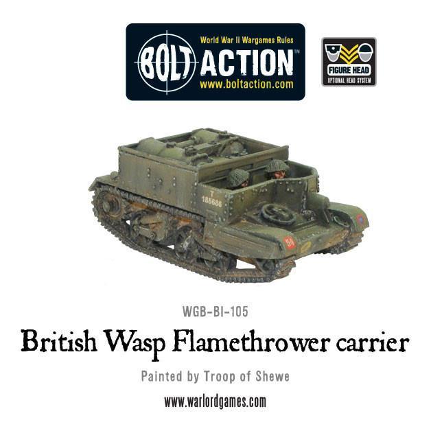 Bolt Action British Canadian Wasp Flamethrower carrier