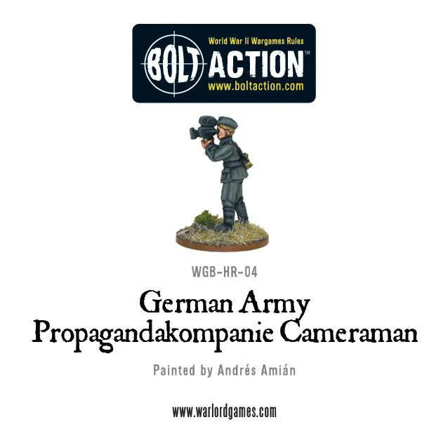 Bolt Action German Army Propagandakompanie Cameraman
