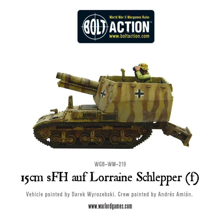 15 cm sFH auf Lorraine Schlepper