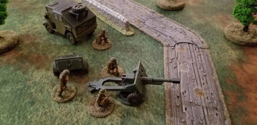 British 25 Pounder Field Gun and Limber