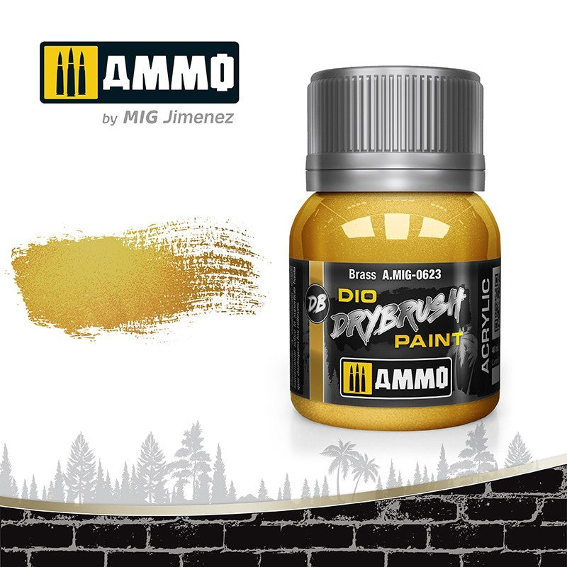 Ammo MIG Dio DRYBRUSH Brass A.MIG-0623