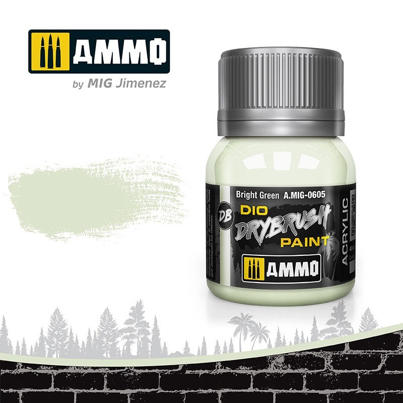 Ammo MIG Dio DRYBRUSH Bright Green A.MIG-0605