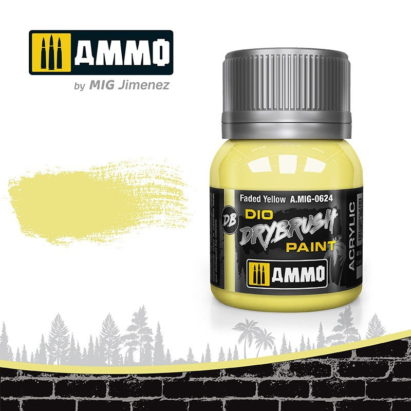 Ammo MIG Dio DRYBRUSH Faded Yellow A.MIG-0624