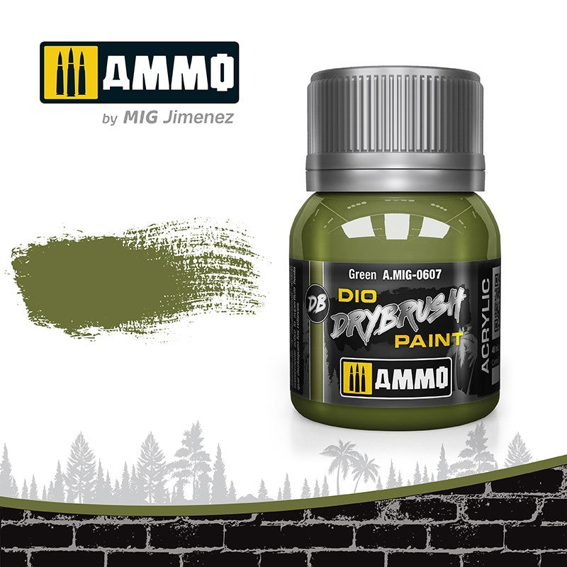 Ammo MIG Dio DRYBRUSH Green A.MIG-0607