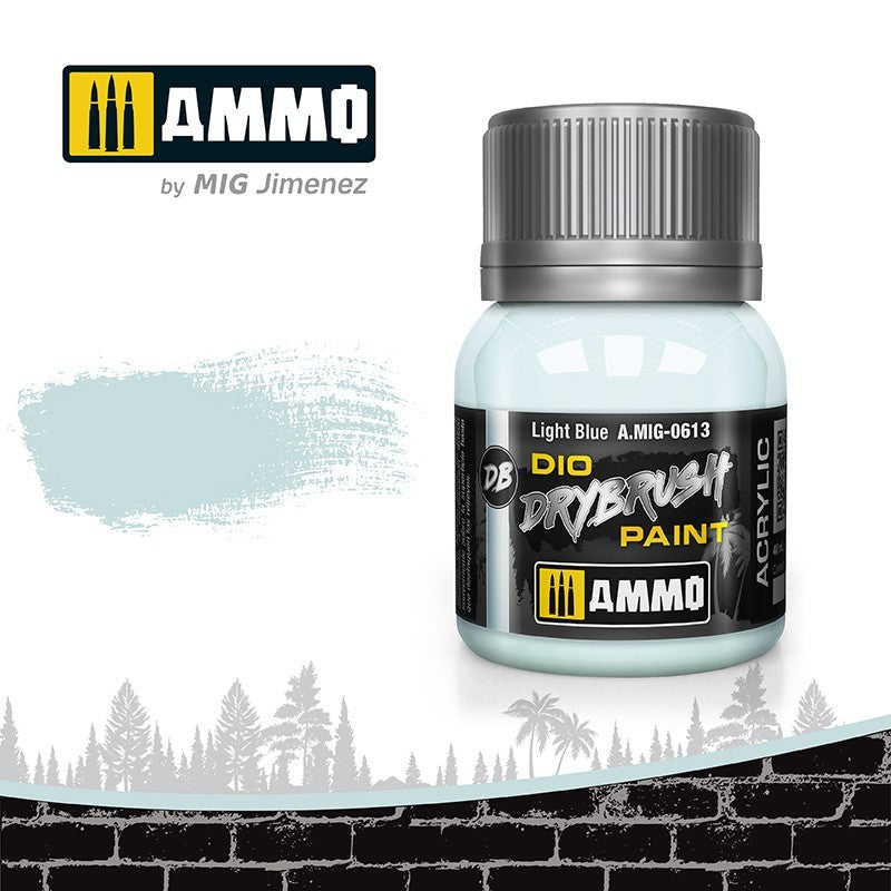 Ammo MIG Dio DRYBRUSH Light Blue A.MIG-0613