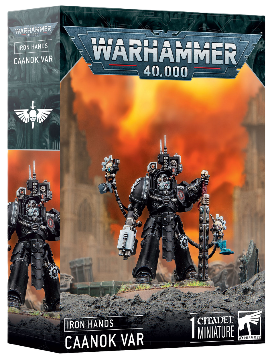 Space Marine Iron Hands Captain Caanok Var