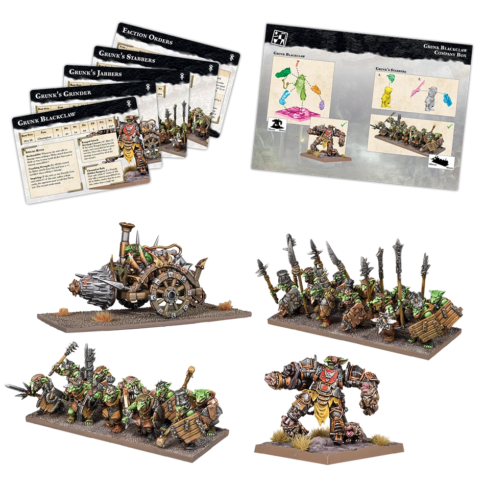 Kings of War Champions: Grunk Blackclaw Company Box