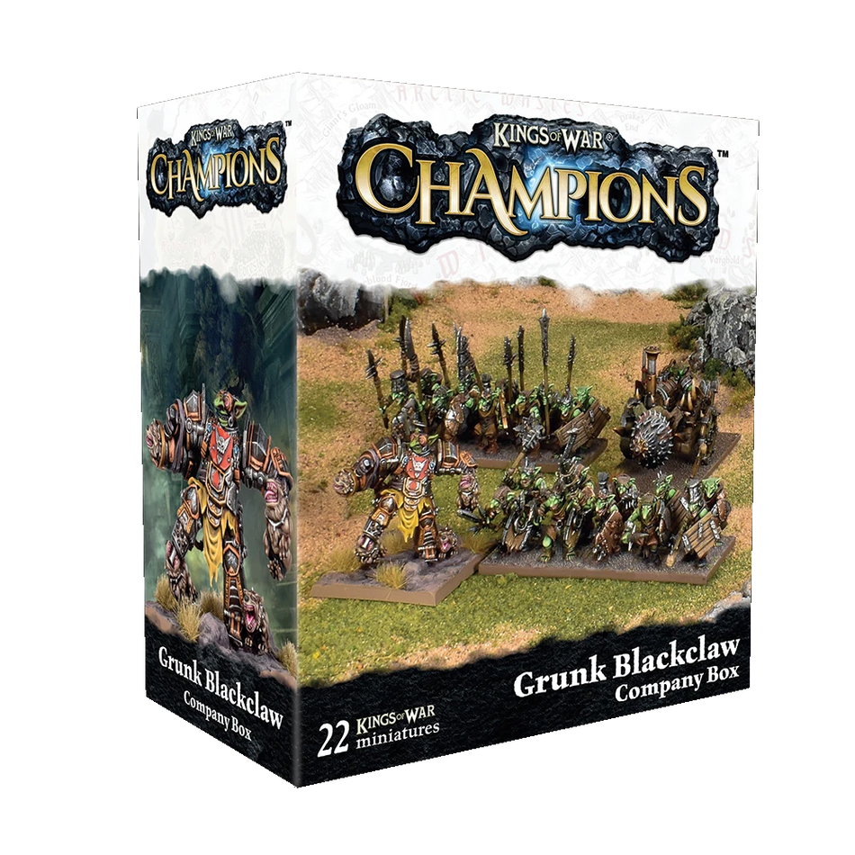 Kings of War Champions: Grunk Blackclaw Company Box