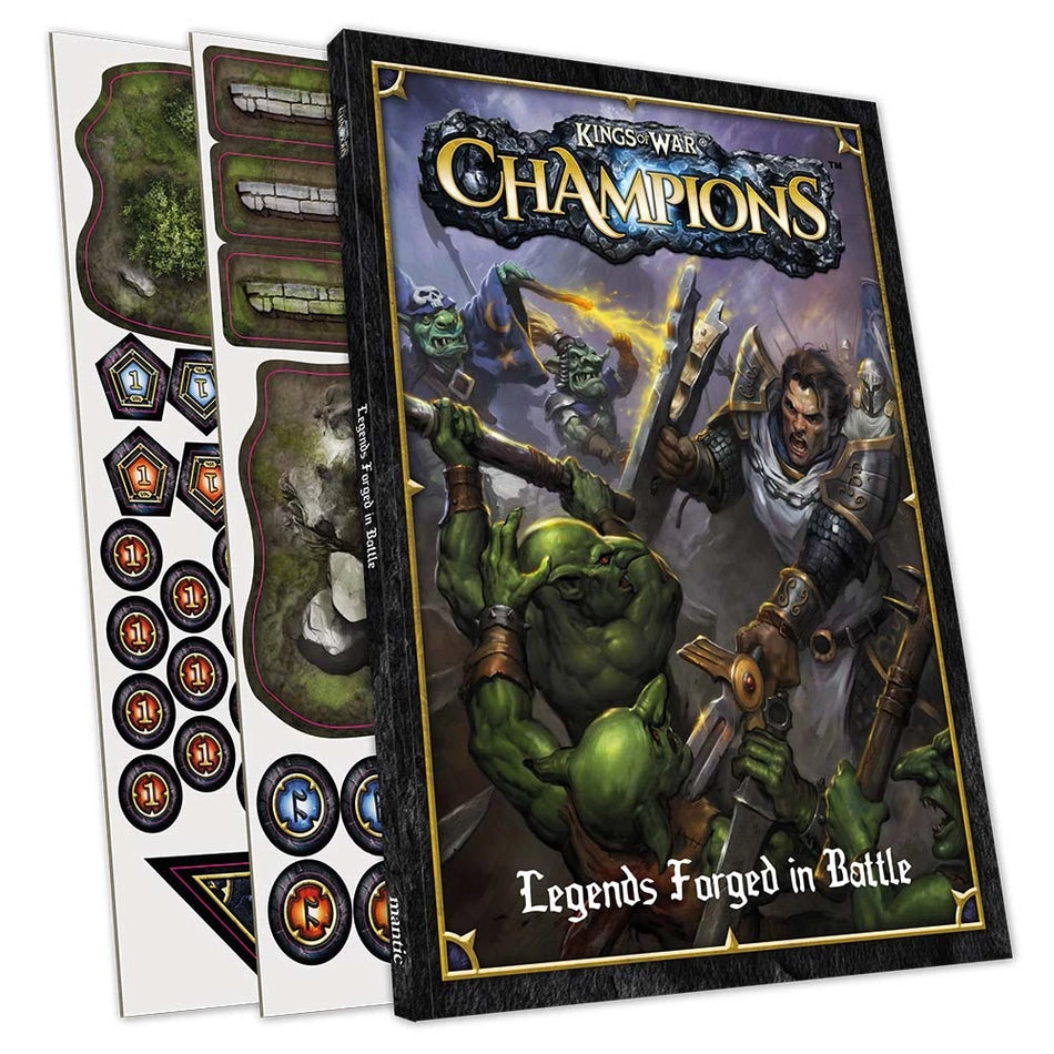 Kings of War Champions Rulebook and Tokens Pack