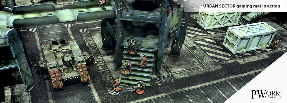 Game Mat "Urban Sector" neoprene 44" x 60"