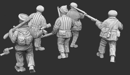 Soviet Opolchenyie Workers Militia squad